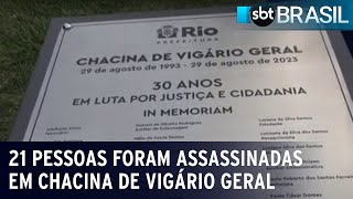 Chacina de Vigário Geral completa 30 anos  SBT Brasil 290823 [upl. by Durham]