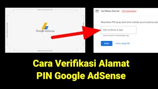 Cara Verifikasi Alamat PIN Google AdSense [upl. by Eenttirb]