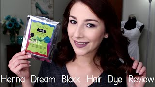 Henna Dream Black Hair Dye Review Results amp Demo on MediumDark Brown Hair [upl. by Atinus]