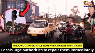 Around 70 signals nonfunctional in Margao [upl. by Lilly]