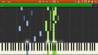 Milli Vanilli  Girl Im Gonna Miss You Synthesia Piano Tutorial [upl. by Huxham]