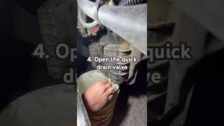 Engine oil change Joe style part 1 jazz heavyhaullife heavyhaul trucking truck truckmechanic [upl. by Trin]