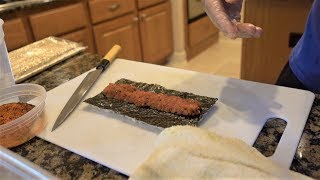 How to Make a Spicy Tuna Roll  Sushi With Me [upl. by Annorah138]