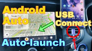 車載デバイスでAndroid Autoを自動起動する方法  How to automatically launch Android Auto on a car device [upl. by Ennoval321]