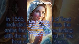 Month of Holy RosaryHistory of Holy Rosary sacredheartfeast catholicdevotionalsongs scj love [upl. by Ahtera]