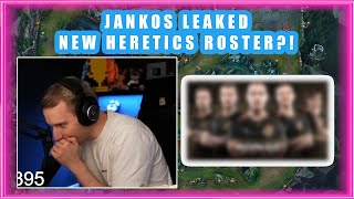 Jankos LEAKED NEW HERETICS ROSTER 👀 FUNNY [upl. by Dercy]