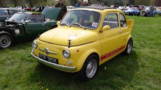 Thoresby Classic CarMotorbike Show April 2023 Including cars leaving [upl. by Nileek]