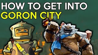 How to Get to Goron City and Get🔥 Flamebreaker Armor🔥 Breath of The Wild  Fireproof potion location [upl. by Doownel]