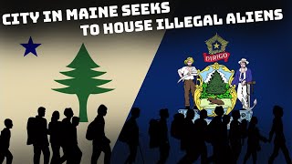 City in Maine Seeks to House Illegal Aliens and Homeless People in Private Homes [upl. by Ayhtnic434]