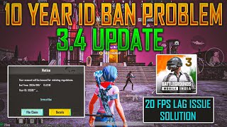 Official Reply 10 Year Id Ban Problem  After 35 Patch Update  20 Fps Drop Issue Solution [upl. by Dolly]