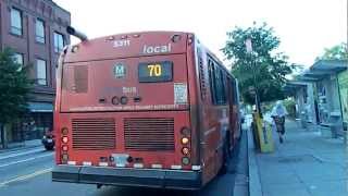 Take Off WMATA Metrobus 2002 Neoplan USA AN460 5311 on Route 70 [upl. by Onitsuj]