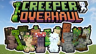 Minecraft Amazing Creeper Overhaul MOD 14 Creeper explosions [upl. by Hairej425]