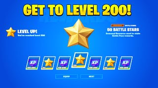 NEW How To LEVEL UP FAST in Fortnite Chapter 5 Get to Level 200 [upl. by Rawley]