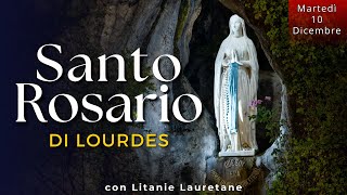 Santo Rosario di Lourdes  Oggi Martedì 10 Dicembre 2024  Misteri Dolorosi [upl. by Rhodes]