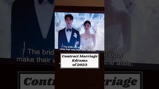 Contract Marriage Kdrama of 2023❤️kdrama mydemon newkdrama songkang shorts kdramaedit kpop [upl. by Revart600]