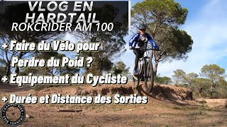 Vlog en hardtail Decathlon AM 100 Rockrider [upl. by Hilel969]