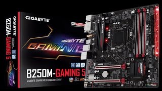 GIGABYTE Motherboard B250M  gaming 5 unboxing [upl. by Schoenfelder66]