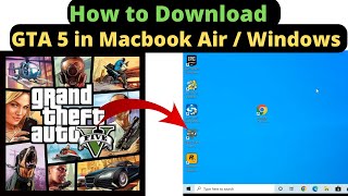 HOW TO DOWNLOAD GTA 5 TUTORIAL AND GAMEPLAY  free  windows 10 [upl. by Loutitia683]