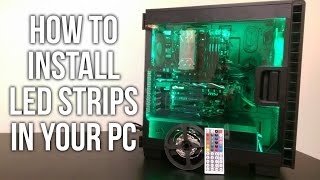 How to Install LED Strips in Your PC  Tech Tutorial [upl. by Tyne]