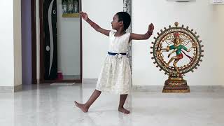 Bharatanatyam  Beginner  Basic Steps Part 2  பரதநாட்டியம்  Shanmozhi [upl. by Loux412]