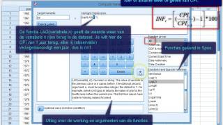 Spss v23 Bewerken van variabelen [upl. by Ynatsyd]