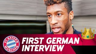 quotI feel very good herequot  Kingsley Coman in his first German Interview [upl. by Ahsehyt]