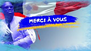 KABONGO DJ X VEGEDREAM  Merci les bleus lyrics video officielle [upl. by Schiro]