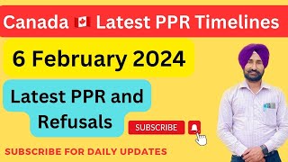 Latest PPR timelines today  6 February PPR  SOWP PPR Timeline today  Canada SOWP PPR Timeline [upl. by Brotherson]