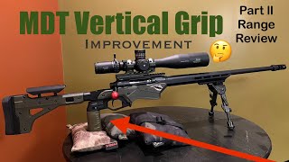 MDT Vertical Grip Premier Range Review Tiger Shark Savage Axis ll Precision  Part 2 [upl. by Cherrita373]