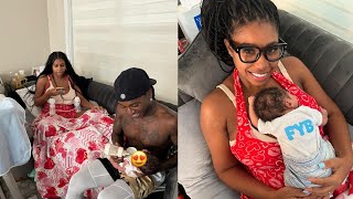 Deion Sanders Becomes a Grandpa Deiondra amp Jacquees Welcome Baby Boy Snow 🌟 [upl. by Poppas633]