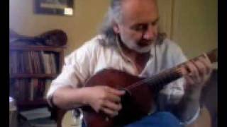 Doc Rossi  J C Bach Sonata for cittern English guitar and violin [upl. by Analrahc]