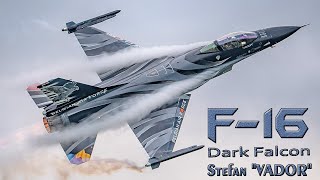 Belgian Air Force Unveils Stunning “Dark Falcon” F16 Paint Scheme [upl. by Nosneb460]