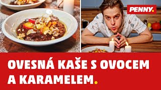 RECEPT  Ovesná kaše s ovocem a karamelem [upl. by Ynattirb772]