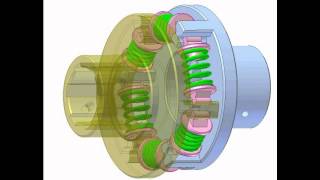 Coil spring coupling 1 [upl. by Drofub]