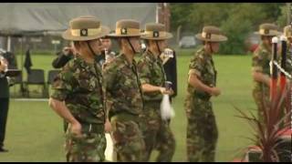 New Company Of Gurkhas Rreceive Cap Badges  Forces TV [upl. by Harpole]