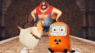 Despicable Me Minion Rush  Hazmat Minion Vs The El Macho [upl. by Akahc]