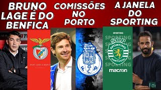 BRUNO LAGE NO BENFICAPORTO E AS COMISSÕES E A JANELA DO SPORTING [upl. by Bernj248]