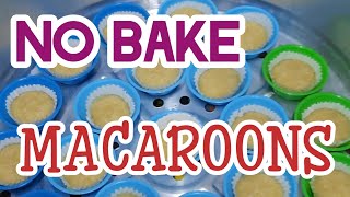 How to Make Macaroons Without Oven  No Bake Macaroons  Steamed Macaroons  Glen Vlogs [upl. by Drona]