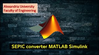 SEPIC converter MATLAB Simulink [upl. by Ynnal]