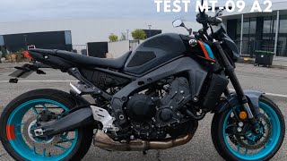 Test Yamaha MT09 A2 [upl. by Brig]