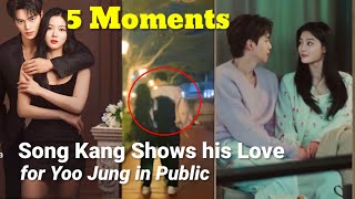 5 Moments Song Kang Shows his Love for Kim Yoo Jung in Public [upl. by Suivatal]