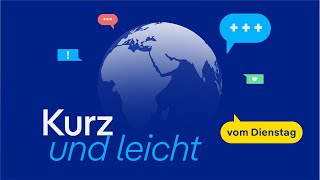 Deutsch lernen mit Videos  Kurz und leicht vom 05112024 mit deutschen Untertiteln [upl. by Adirahs]