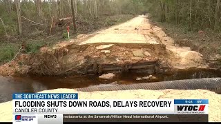 Candler Co continues repairing roads after torrential rainfall [upl. by Giannini]