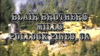 1950s BLAIR BROTHERS LOGGING AND MILL OPERATIONS POLLOCK PINES CALIFORNIA [upl. by Rosenfeld30]