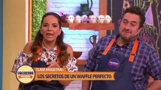 Receta Masa para Crepas hot cakes y waffles  Cocineros Mexicanos [upl. by Alex]