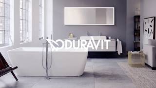 Beauty in Simplicity  DuraSquare Bathroom Design by Duravit [upl. by Ieluuk178]