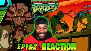 Space Invaders Pt 1  TMNT 2003 Reaction S3 Ep 1 amp 2 tmnt reaction [upl. by Durtschi]