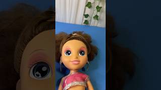 DIY Rosy outfit 💜 White  Barbie Doll dress makeover  trending barbie ytshorts shortfeed [upl. by Cita]