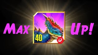 Jurassic World The Game PACHYGALOSAURUS Speed Max Up LVL 40 [upl. by Ahcsas]