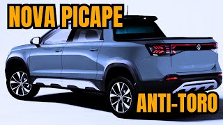 NOVA PICAPE NO BRASIL VEM ATORMENTAR FIAT TORO CHEVROLET MONTANA E CIA [upl. by Brittnee]